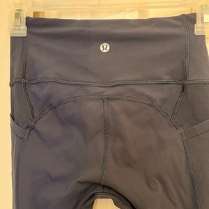 Lululemon navy fast and free high rise tight 28” legging